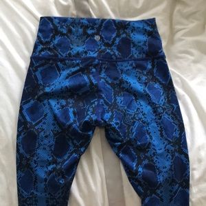 Lululemon Snake Print Leggings
